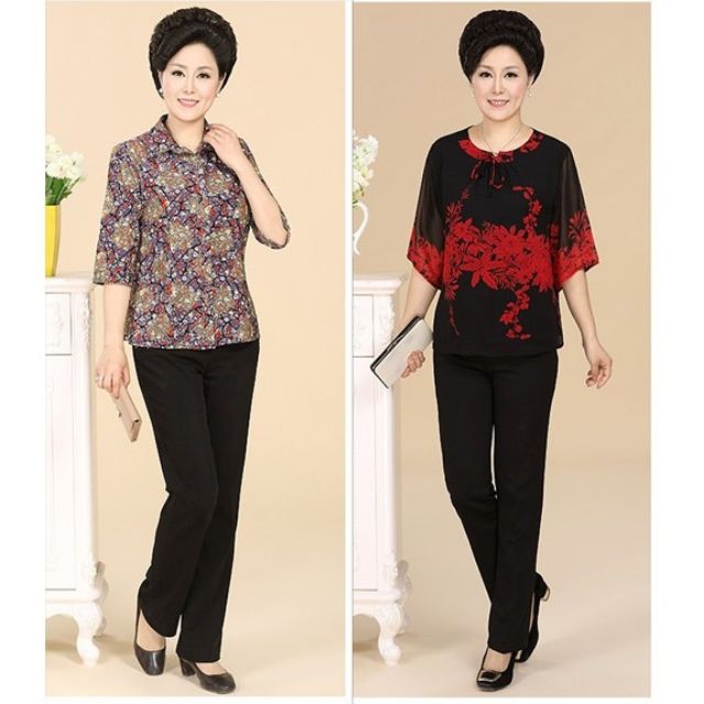 Quần trung tuổi vải cotton