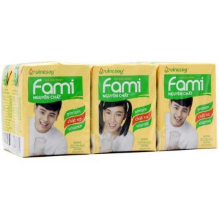 LỐC 6 HỘP SỮA ĐẬU NÀNH FAMI NGUYÊN CHẤT VINASOY
