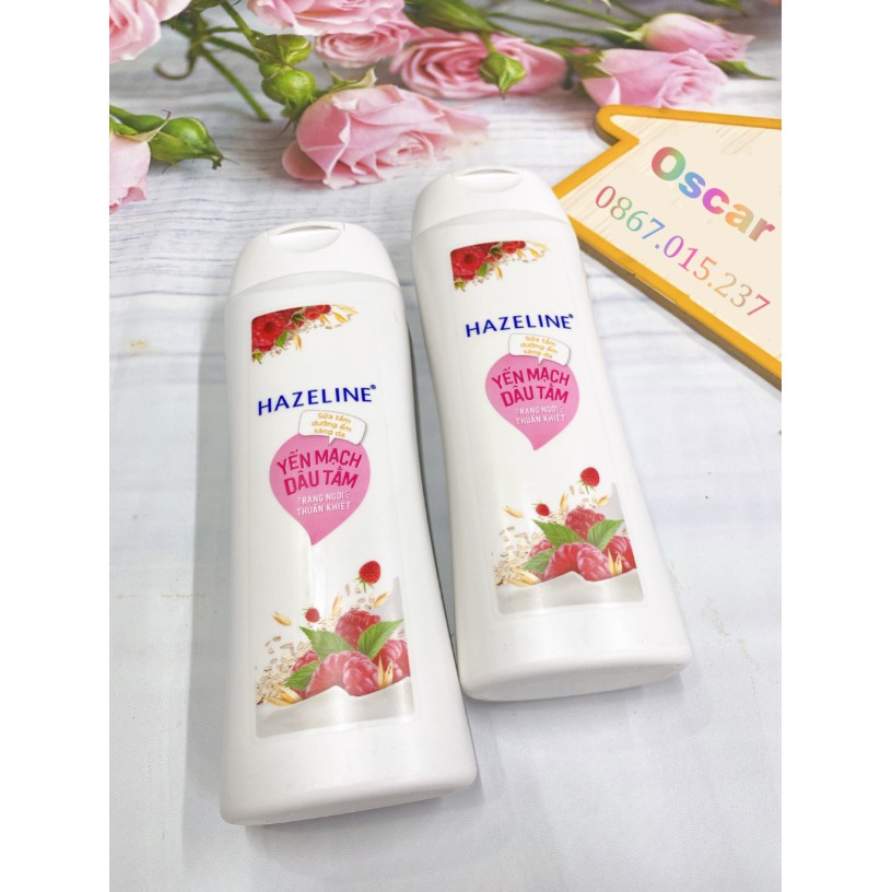 🍓Hazeline🍓Tặng Bông Tắm🍓Sữa tắm dưỡng da trắng sáng Hazeline Chai 300ml