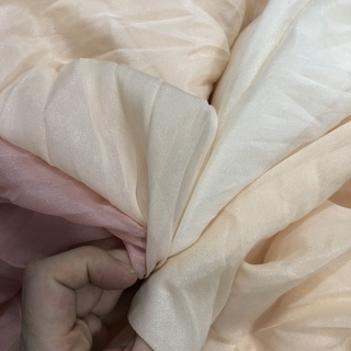 Vải Voan Tơ Mỏng, Tơ Ngọc Trai  Ánh Nhũ Loại Đẹp Khổ Vải 1.5m