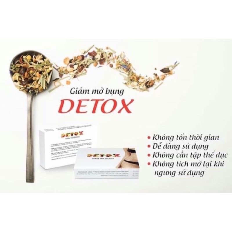 Viên uống detox giảm mỡ bụng chuyên sâu