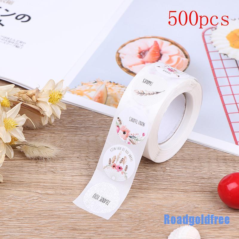 Cuộn 500 Miếng Dán Chữ Thank You