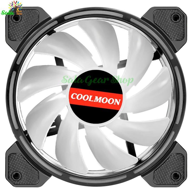 Quạt tản nhiệt , Fan case Coolmoon RGB V7 Plus