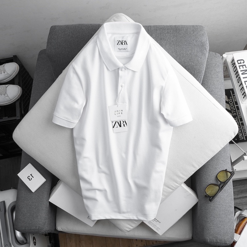 Áo thun nam polo có cổ ZR thun cao cấp thấm hút tốt