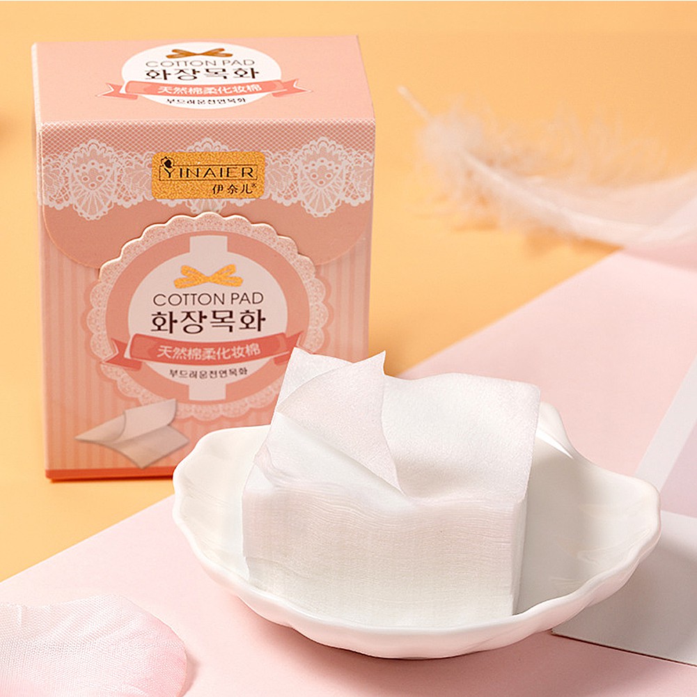 (Hàng Mới Về) Set 100 Bông Cotton Trang Điểm Mặt bông tẩy trang Gecomo | BigBuy360 - bigbuy360.vn