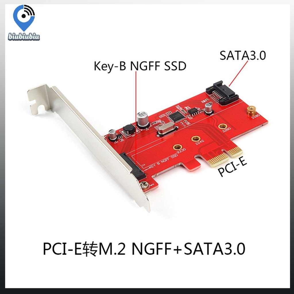 【Hàng sẵn sàng】【cod】PEX-UB132 Low Profile PCI To M.2 SATA3.0 Express Adapter Card 10Gbps | BigBuy360 - bigbuy360.vn