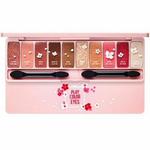 [Tặng kèm cọ mắt] Bảng Phấn Mắt 10 ô màu thông dụng dễ sử dụng ETUDE Play Color Eyes 10 colors