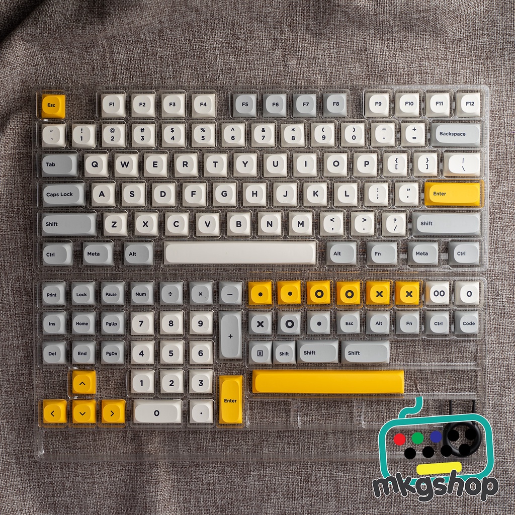 Keycap Heavy Industry nhựa PBT in nhiệt, MA profile, 125 nút bàn phím cơ