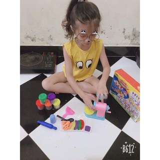 ĐỒ CHƠI MÁY QUAY MÌ Ý BẰNG ĐẤT NẶN