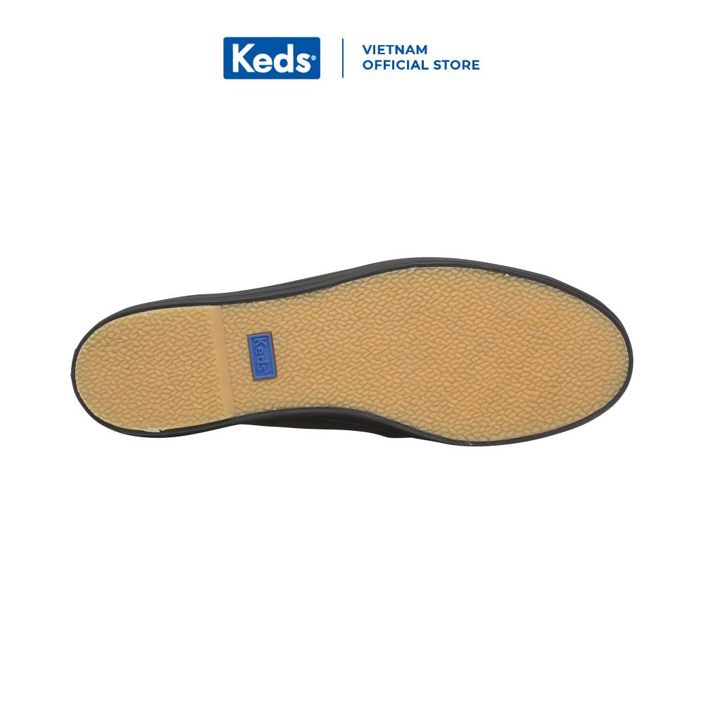 Giày Keds Nữ - Triple Kick Leather Black/Black - KD057311