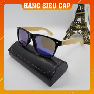 ❤️FREESHIP❤️ Kính Gọng Gỗ Đủ Màu Cực Ngầu (Hàng Nhập Khẩu), Tặng Hộp Da + Khăn Lau