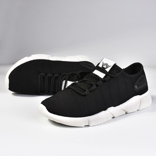 Giày Nam Sneaker POSA PSSP010 ( Đen - Xám ) .