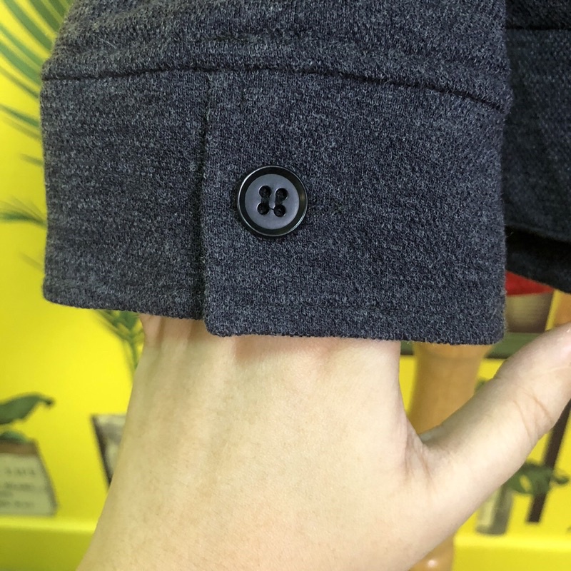Áo khoác vest blazer đen xám 5 hàng si hàng 2hand
