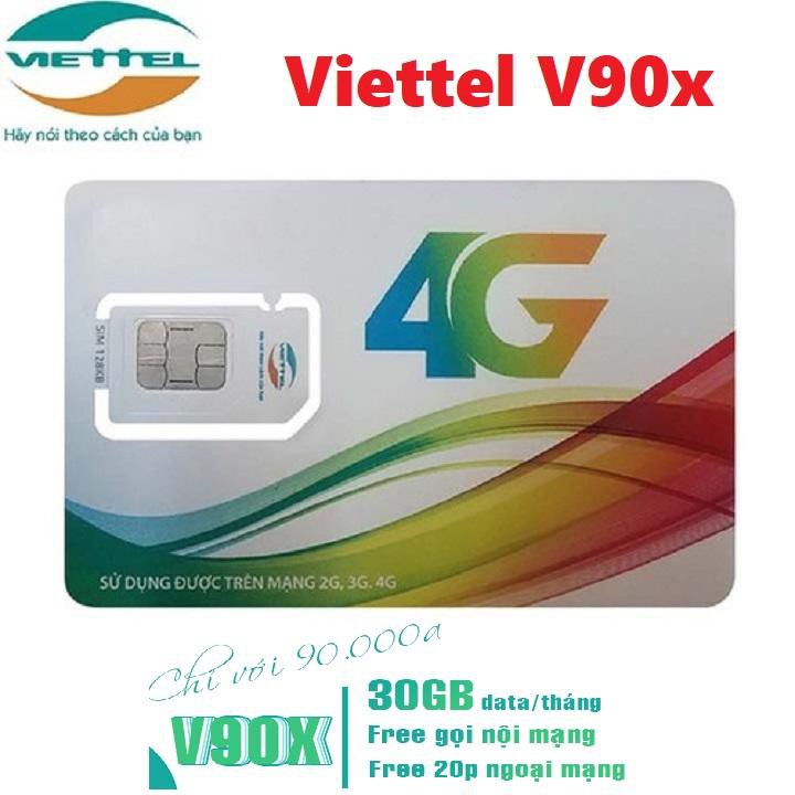 SIM 3G 4G V90 VIETTEL SIM 3G 4G V90X BẢN NÂNG CẤP