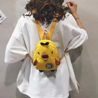 balo canvas mini hình vịt vàng