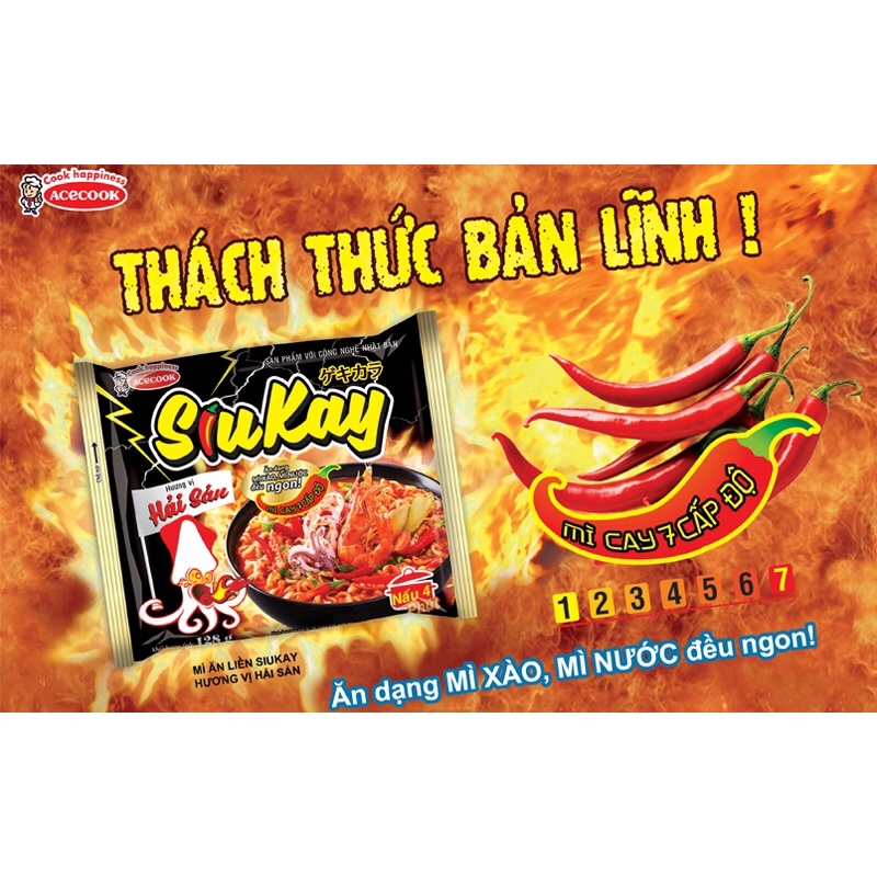 Mì Siukay 7 cấp độ