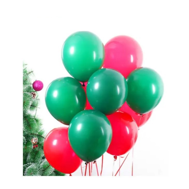 Bong Bóng Trang Trí Merry Christmas Hình Ông Già Noel , Cây Thông , Hộp Quà , Người Tuyết , Bông Hoa Tuyết , Xe Tuần Lộc