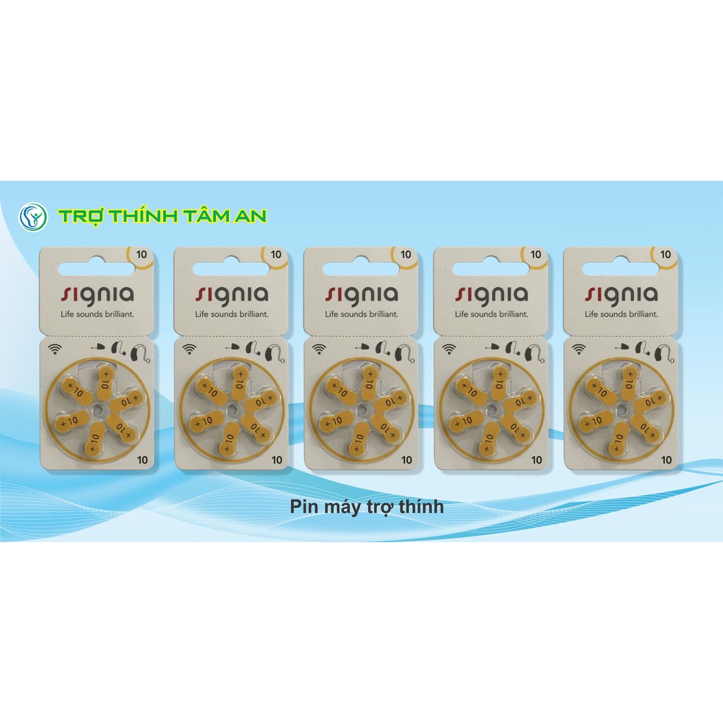 Pin trợ thính Signia 10 - hàng chính hãng, dùng cho máy trợ thính trong tai CIC 10