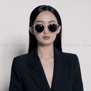 | JENIOR | Kính Mát Round Retro - Kính Mát Gọng Kim Loại, Form Tròn, Unisex