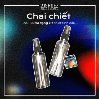 Chai Chiết Dạng Xịt 100ml Chiết Tinh Dầu, Dung Môi,...