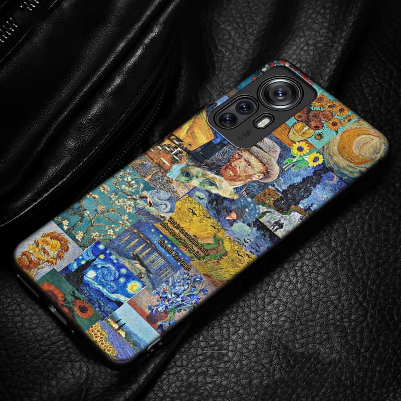 Ốp ĐiệN ThoạI HọA TiếT van gogh Cho samsung galaxy s22 plus note 20 ultra 10 9 8 plus lite dn74