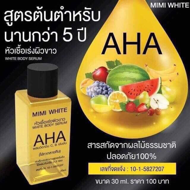 Serum dưỡng da AHA