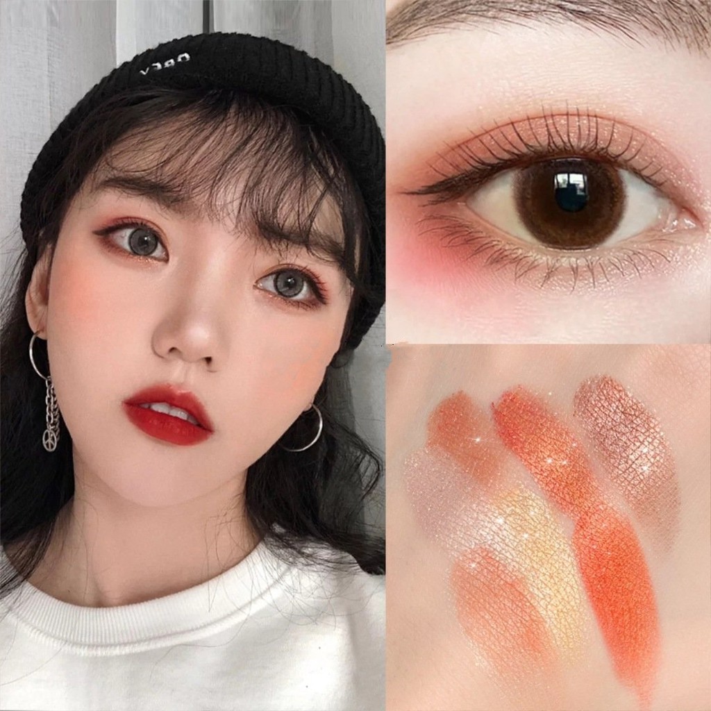 Bảng mắt 7 màu GELLAS kiêm bắt sáng phấn má tạo khối nhũ kira GLAS27 | BigBuy360 - bigbuy360.vn