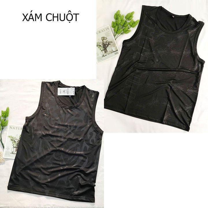 [Mã FASHIONT4MA2 giảm 10K đơn 50K] Áo thun Nam sát nách Size từ 65-80kg thun lạnh mềm mát - AN20