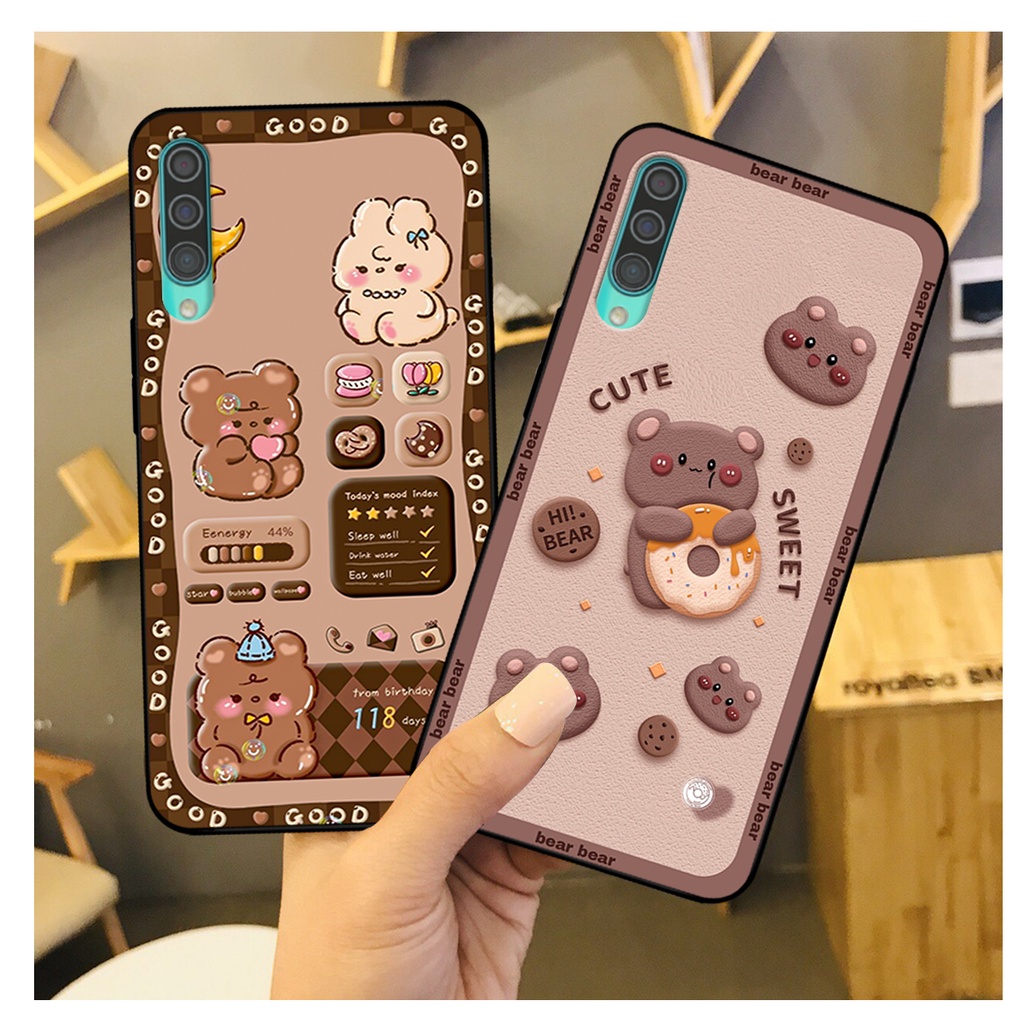 Ốp lưng Samsung A30s - A50 - A50s - A70 in hình gấu bear dễ thương, bền đẹp