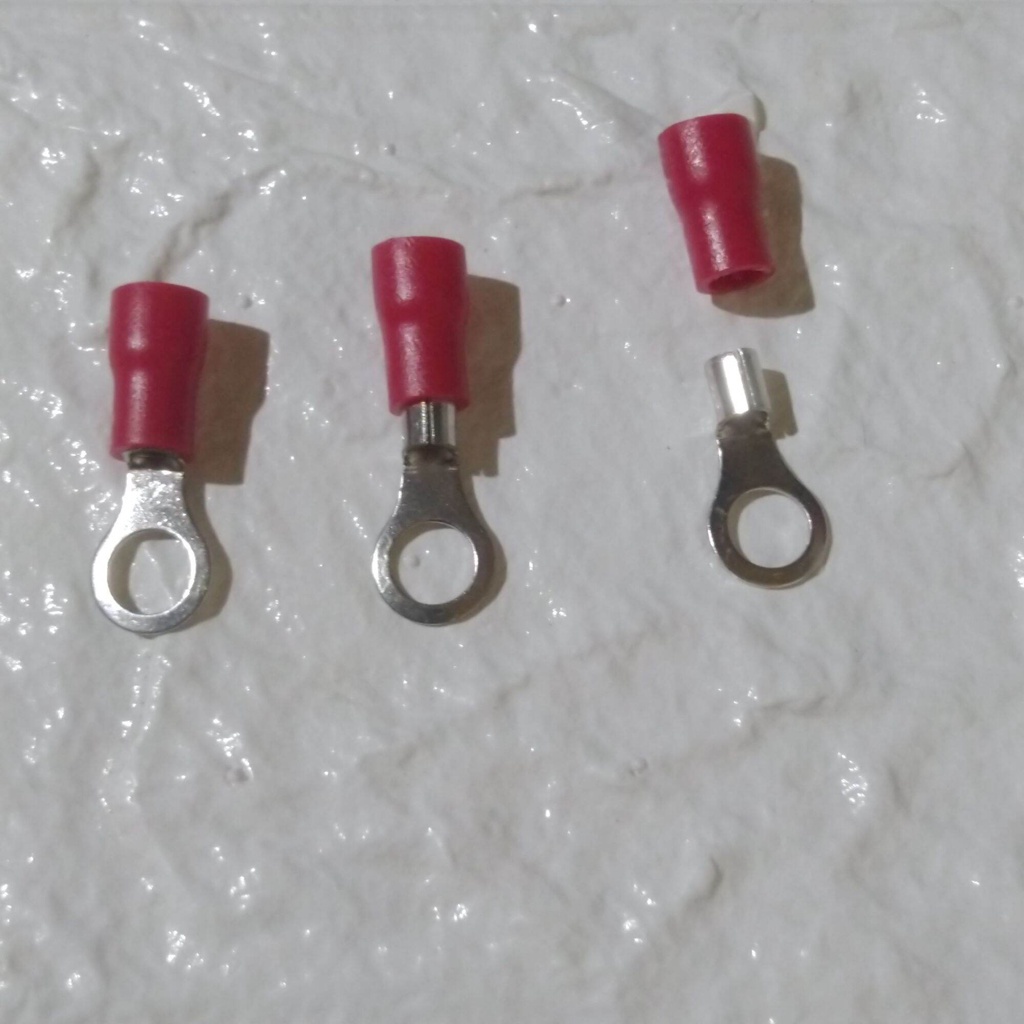 100 đầu cos đồng thau tròn 4mm