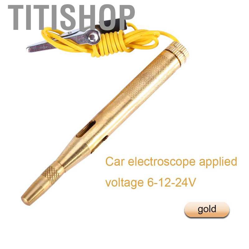 [Wholesale Price] Bút thử điện áp bo mạch xe mô tô/xe hơi 6V 12V 24V có bóng đèn