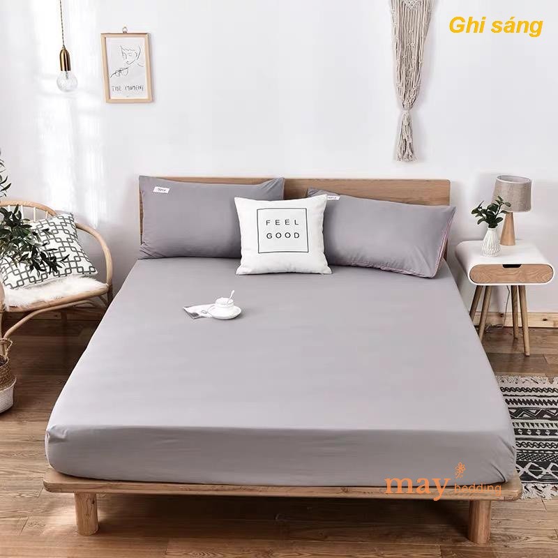 Bộ Ga Giường - Drap Giường Cotton Tici Bao Gồm Vỏ Gối Nhiều Kích Thước Cao Cấp May Bedding