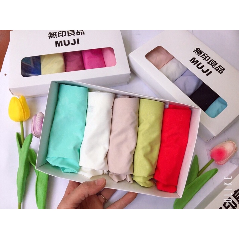 Quần su gấm in hoa cao cấp kèm túi zip