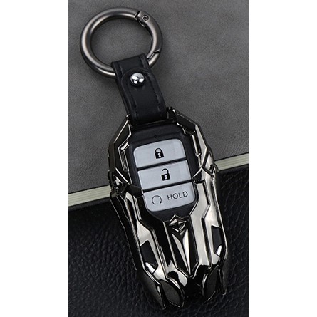 [Tặng thẻ số điện thoại] Siêu phẩm ốp móc chìa khóa Honda Civic CRV City Brio Jazz HRV hợp kim kẽm xám Titan đẳng cấp