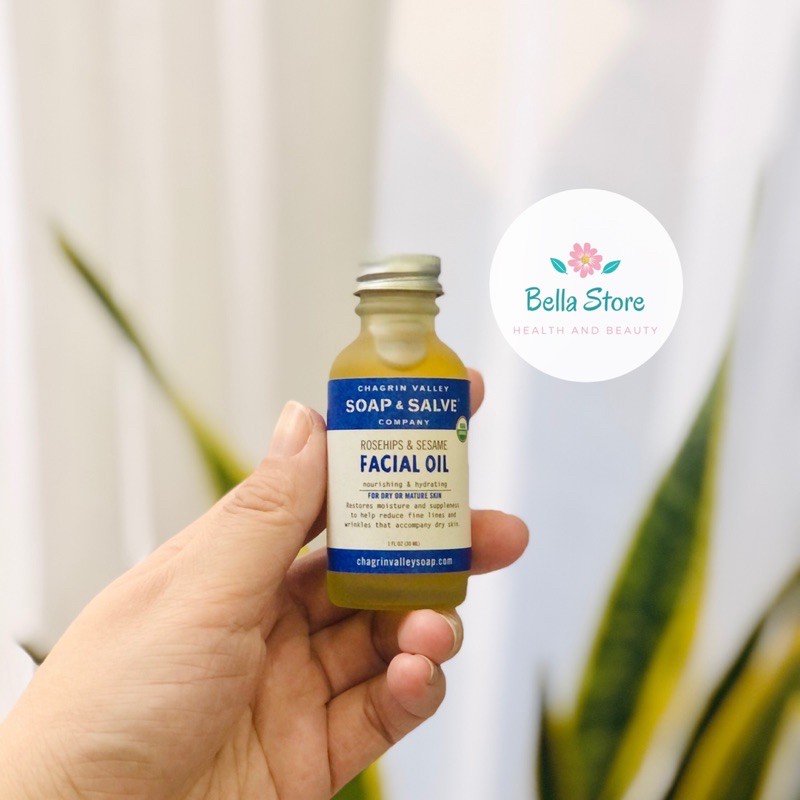 Dầu dưỡng sáng da mờ thâm Chagrin Valley Rose Hip Seasame Facial Oil