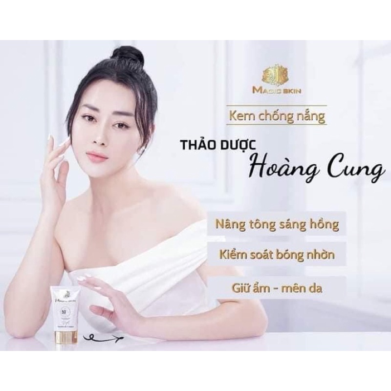 Kem Chống Nắng Thảo dược hoàng cung Magic skin( Cam kết chính hãng)