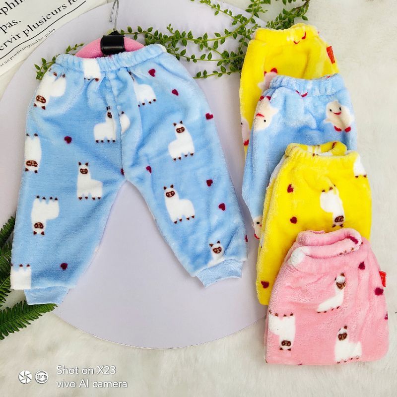 Bộ Quần Áo Lông Tuyết Có Mũ Mềm Ấm Cho Bé 3-10Kg