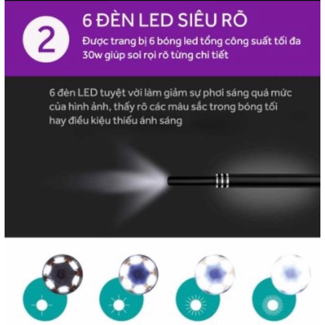 Bộ Lấy Ráy Tai Có Đèn. Camera Nội Soi Tai, Mũi, Họng. Camera Nội Soi Y Tế Siêu Nét Đi Kèm Bộ 7 Dụng Cụ Đa Năng, BT 12T