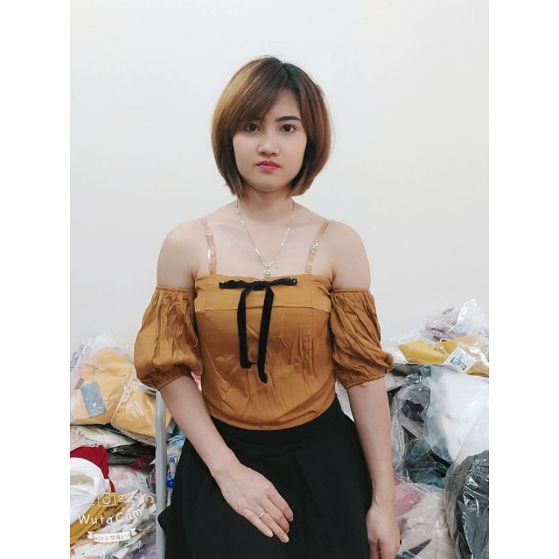 áo cúp ngực croprop siêu xinh
