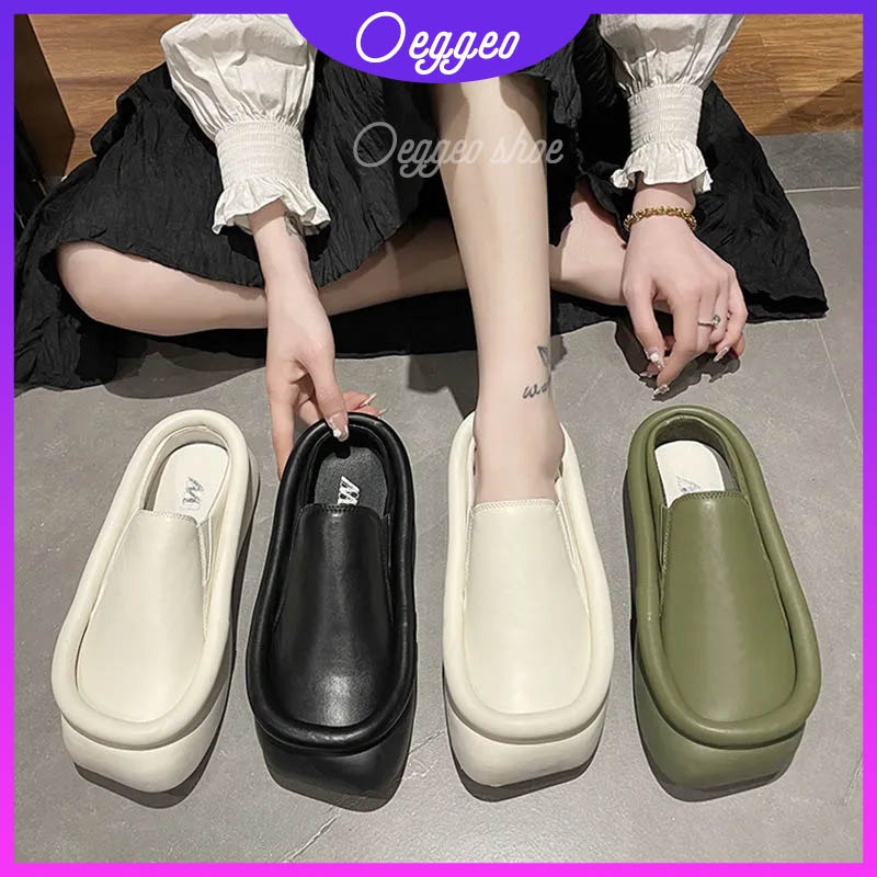 Dép Nữ Mũi Vuông Thời Trang Cá Tính