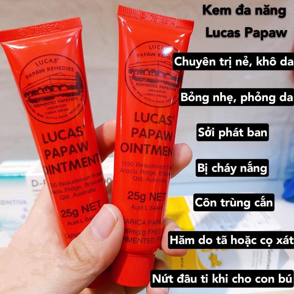 Kem Đa Năng Lucas Papaw Ointment 25g Của Úc