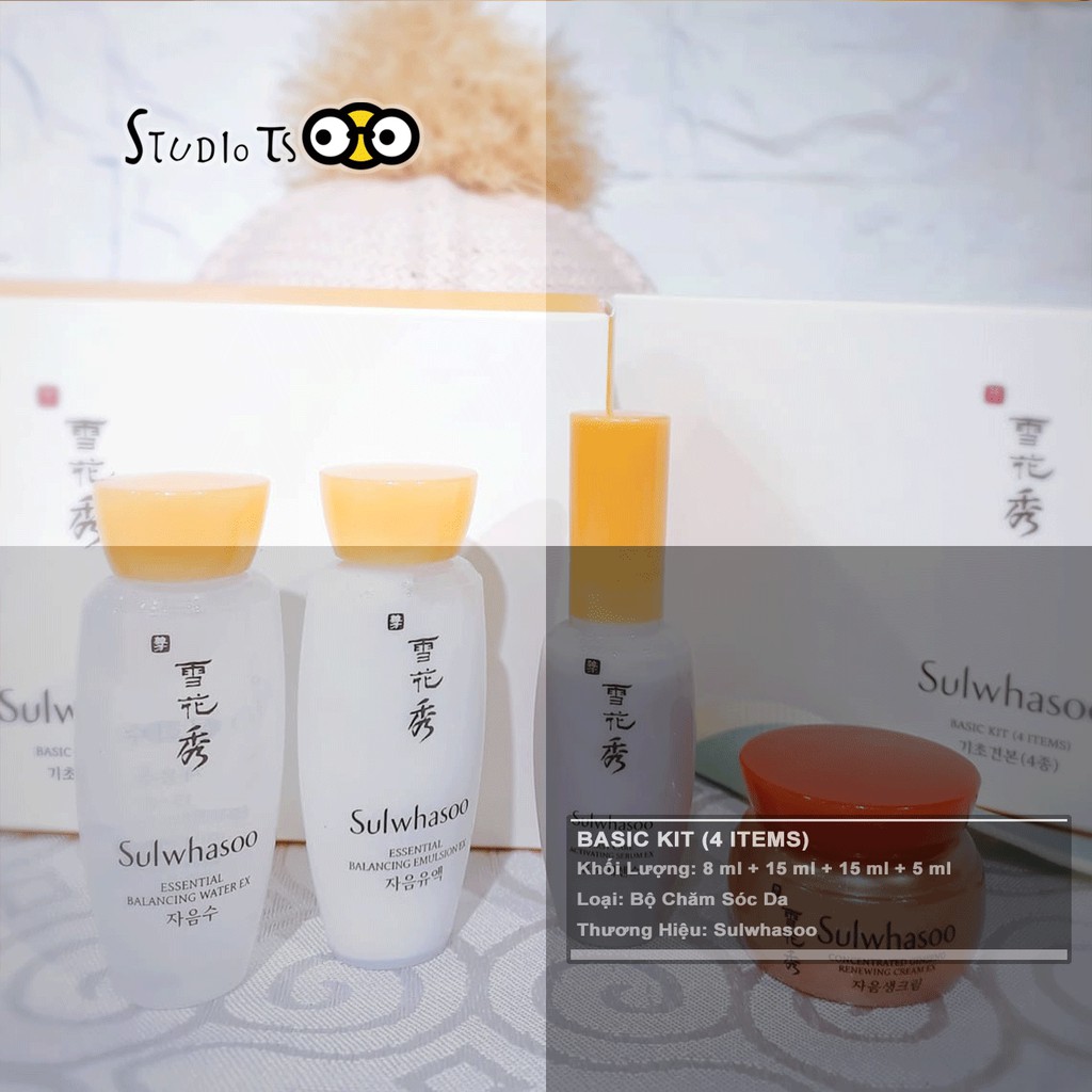 Bộ Chăm Sóc Da Sulwhasoo BASIC KIT (4 ITEMS)