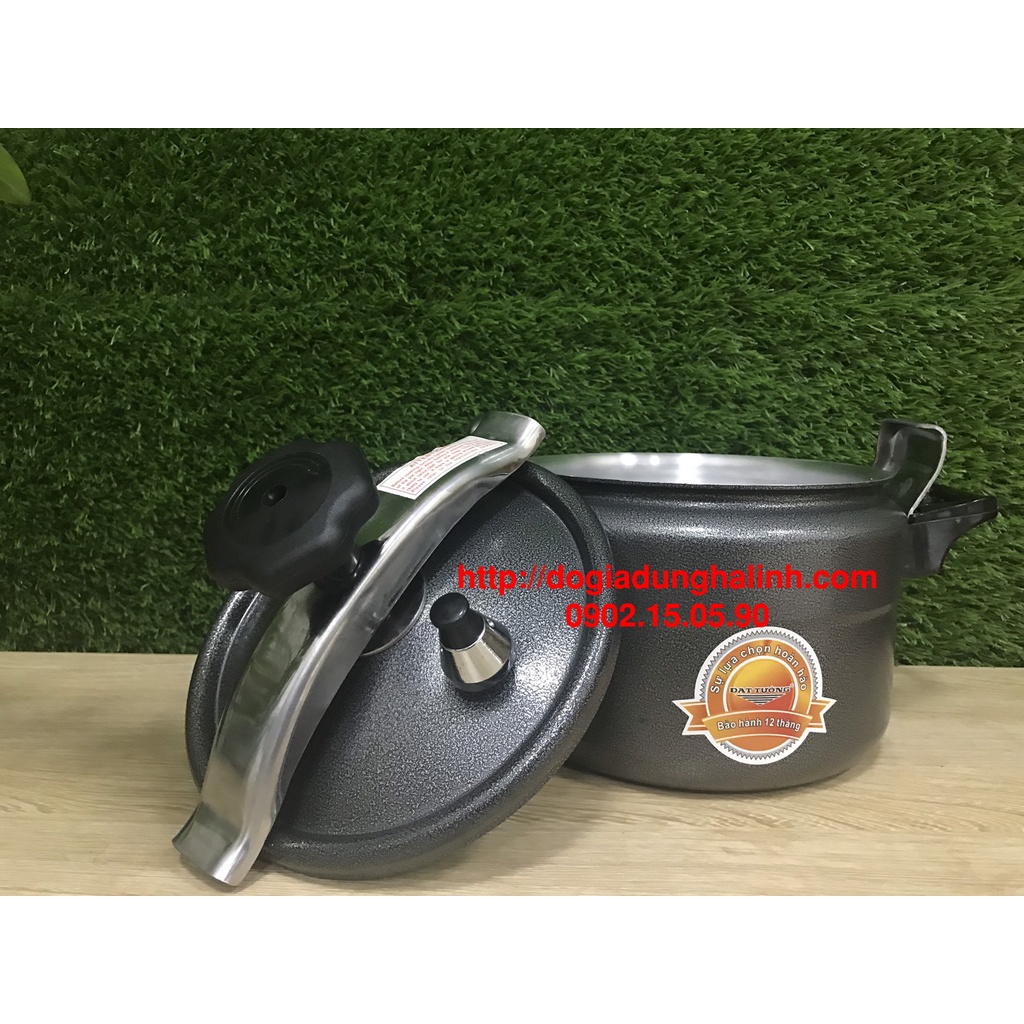 Nồi áp suất đáy từ Đạt Tường NAS-02/NAS-04/NAS-06, Chất liệu hợp kim nhôm đáy từ, Dung tích 4/5/7 lít