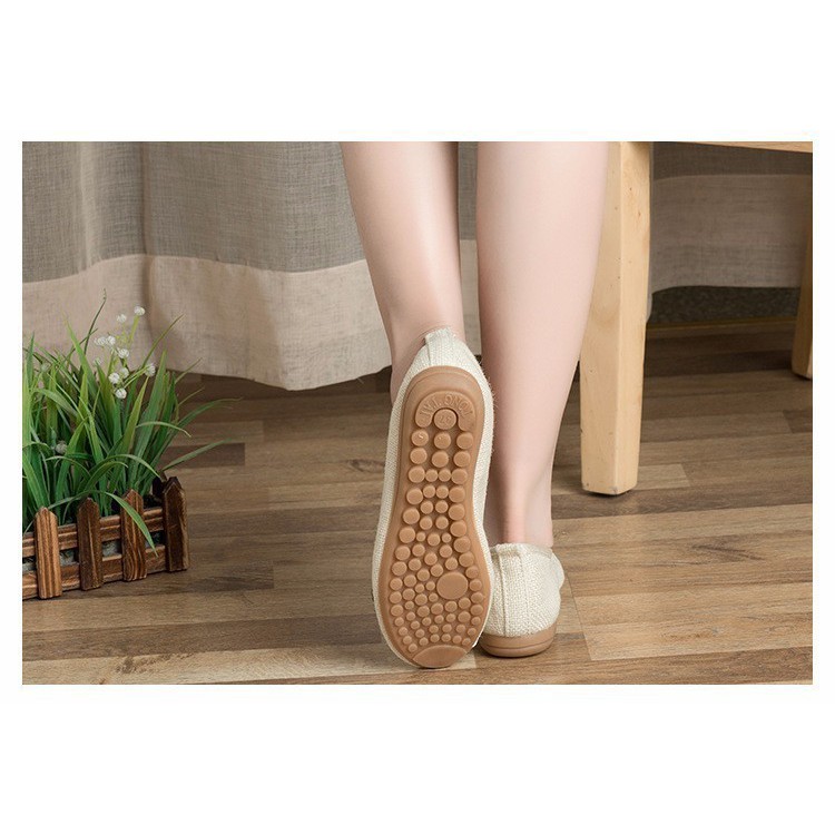 Giày Lười Nữ , Giày Mọi Nữ , Giày cói Nữ Cao Cấp Full Box Cực Chất SP28 | BigBuy360 - bigbuy360.vn