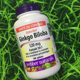 🌼Webber Nature Gingko Biloba 1200mg 330v