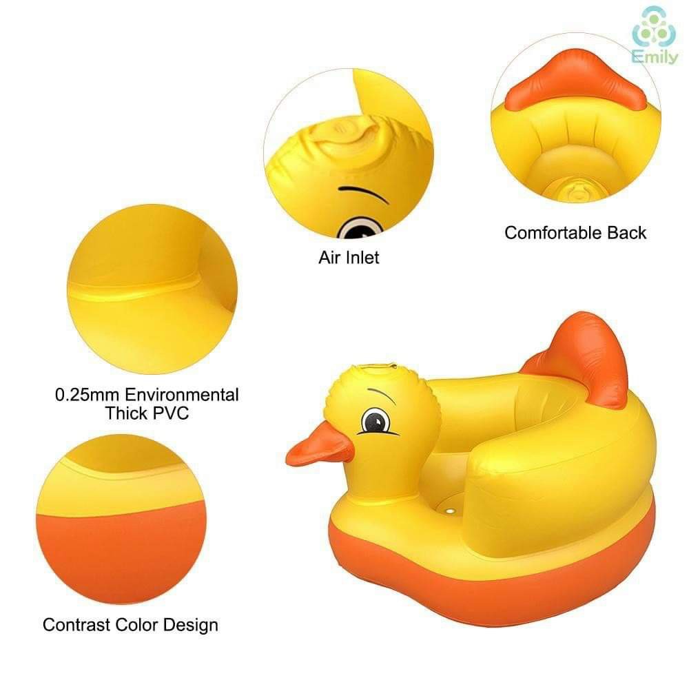Ghế hơi tập ngồi Hình con Vịt dễ thương cho bé