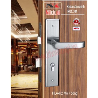 KHOÁ TAY GẠT NIKKEI CỬA CHÍNH, BAN CÔNG INOX 304 HLA H2 JAPAN