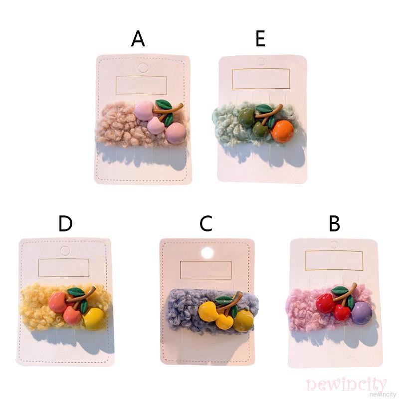 Kẹp tóc hình quả anh đào đáng yêu cho bé gái