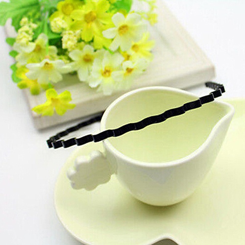 Băng Đô Thể Thao Màu Đen Gợn Sóng Thời Trang Cho Nam Nữ
