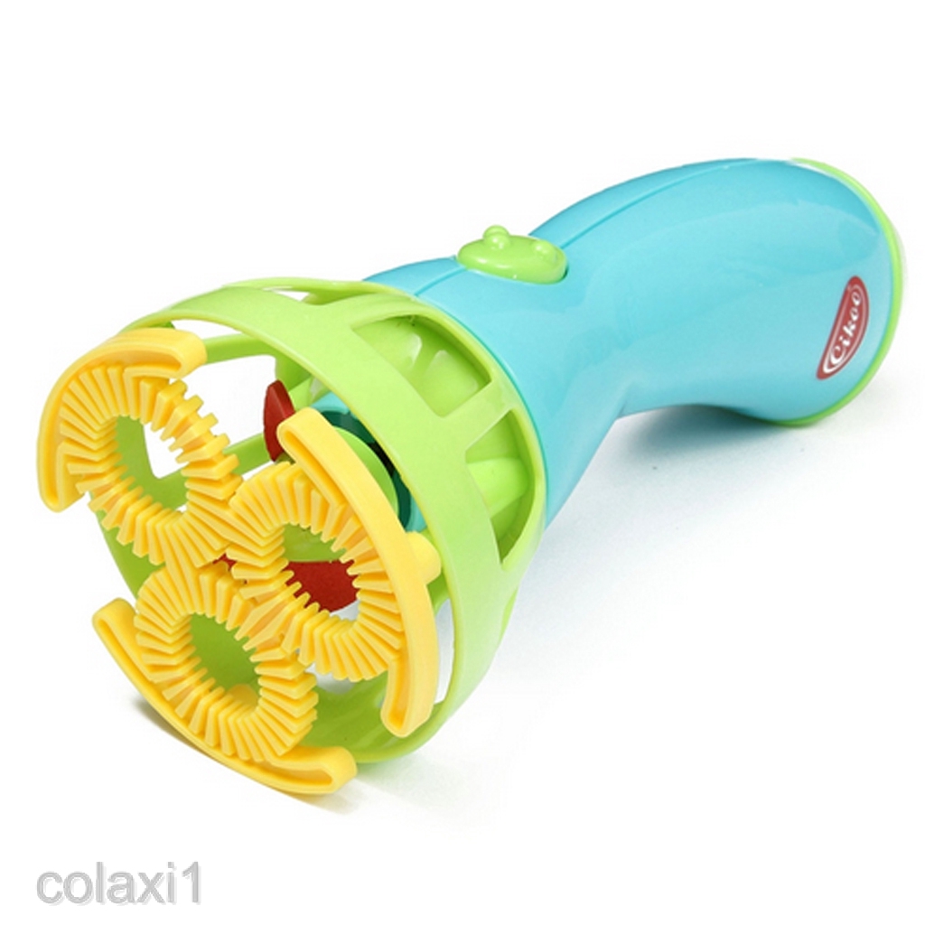Electric Bubble Machine Fan Blower Kids Playing Outdoor Bubble Making Toy Đồ chơi trẻ em